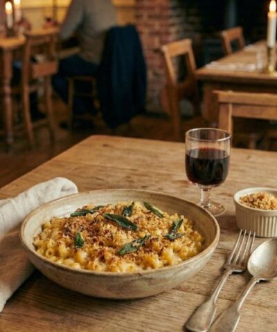 Burnt-Butter Mac-AND- Cheese-IN-LAVACA-BRISBANE
